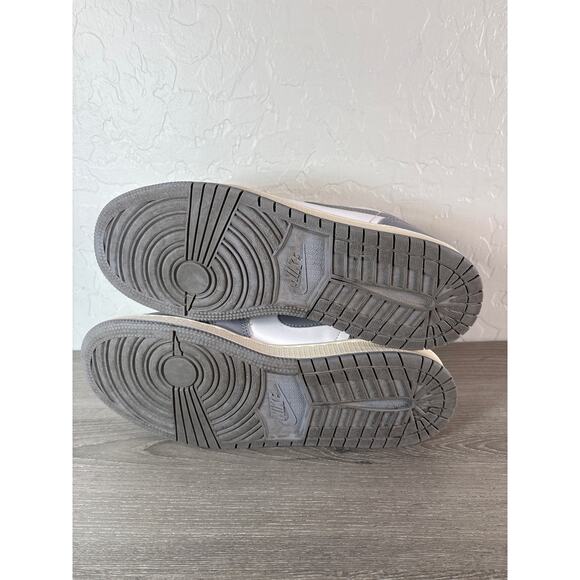 Air Jordan 1 Low Vintage Stealth Grey White 553560-053 Size 7Y Sneakers - Picture 9 of 9